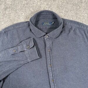 Polo Ralph‎ Lauren Shirt XXL Blue Long Sleeve Button Down Business Casual Men's